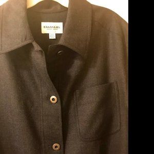 Emanuel Ungaro Oversized Lightweight Wool Jacket